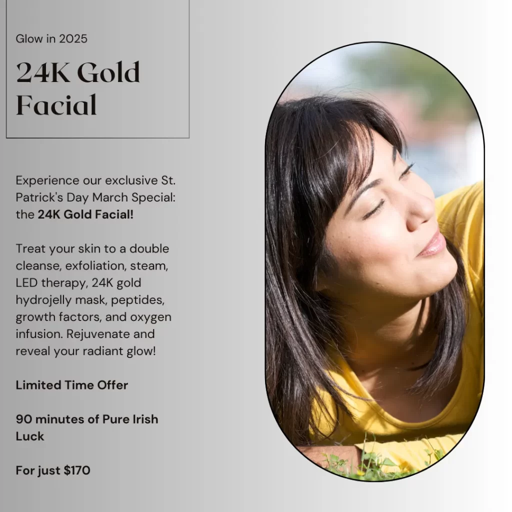 24K Gold Facial Special at Willow Health in Eugene