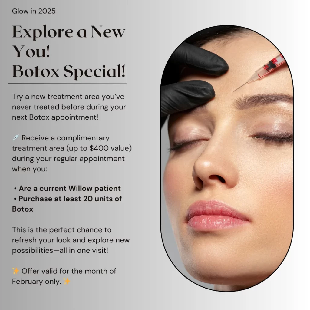 February Botox Special at Willow Health and Aesthetics